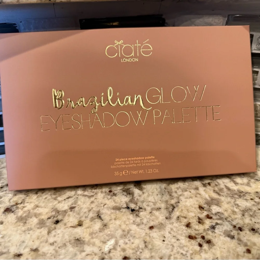 Ciaté London Brazilian Glow XL Eyeshadow Palette NIB – 24 Shades Warm & Shimmer